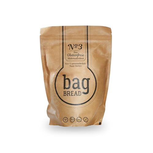 Brotbackmischung BagBread Meersaatenbrot No. 3 Glutenfreie Brotbackmischung in der Tüte, 100% unverarbeitete Nuss-Sorten 1 x 750g Brotbackmischung BagBread Meersaatenbrot No. 3 Glutenfreie Brotbackmischung in der Tüte, 100% unverarbeitete Nuss-Sorten 1 x 750g von bag BREAD