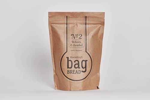 Brotbackmischung BagBread KornKraft No. 2 Urkorn & Zwiebel Brotbackmischung ohne Hefe & ohne Weizen in der Tüte 1 x 750g von bag BREAD