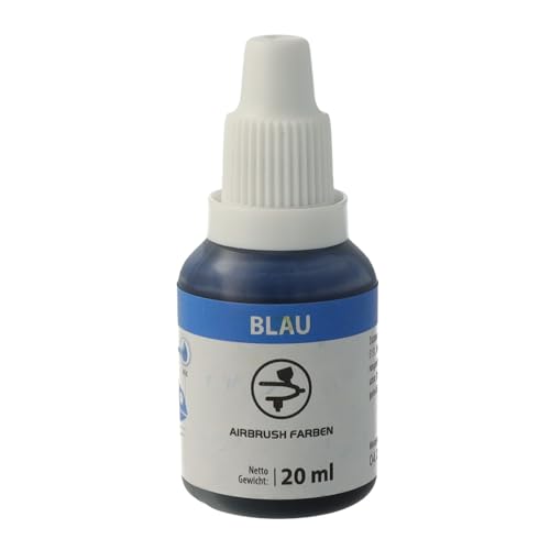 Bakeryteam Airbrush Lebensmittelfarbe Blau/Blue 20ml von bakeryteam