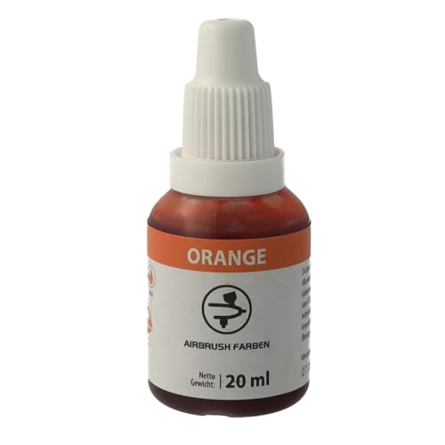 Bakeryteam Airbrush Lebensmittelfarbe Orange 20ml von bakeryteam