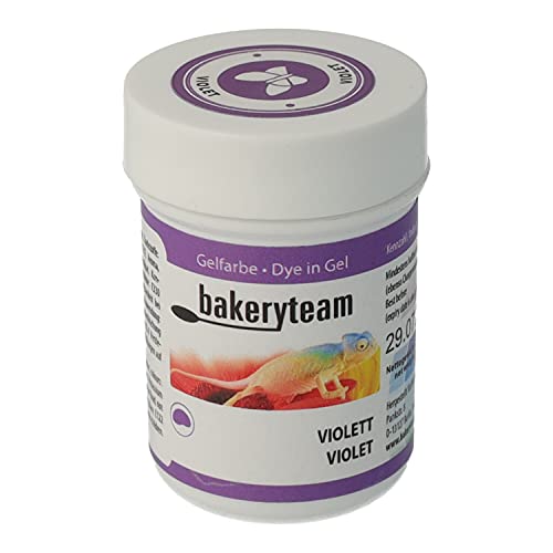 bakeryteam Lebensmittelfarbe Glasurfarbe Icing Colour Gelfarbe Violet 35g von bakeryteam