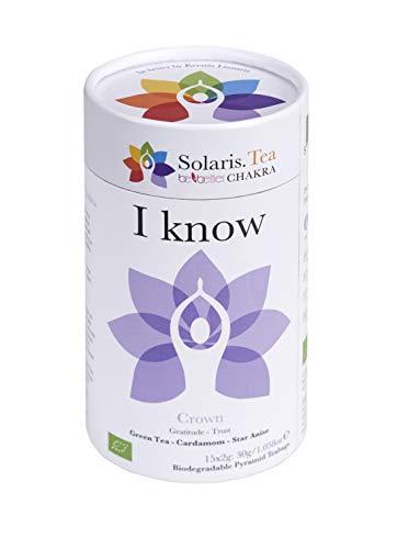 "I know" BIO Tee - Be Better CHAKRA Yoga by Kerstin Linnartz, 15x biologisch abbaubare Teebeutel, (1 x 30 g) von Solaris Tea