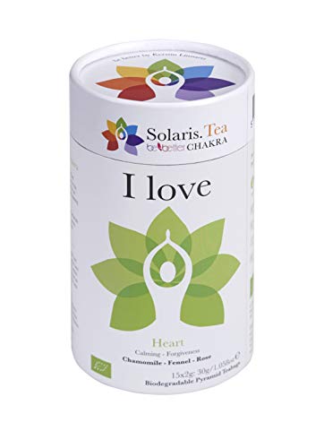 "I love" BIO Tee - Be Better CHAKRA Yoga by Kerstin Linnartz, 15x biologisch abbaubare Teebeutel, (1 x 30 g) von be better / Solaris Tea