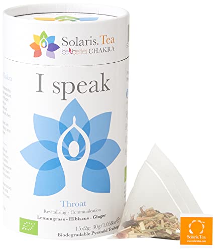 "I speak" BIO Tee - Be Better CHAKRA Yoga by Kerstin Linnartz, 15x biologisch abbaubare Teebeutel, (1 x 30 g) von be better / Solaris Tea