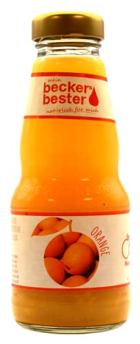 beckers bester Orange Orangensaft, 12er Pack (12 x 200ml) MEHRWEG von beckers bester