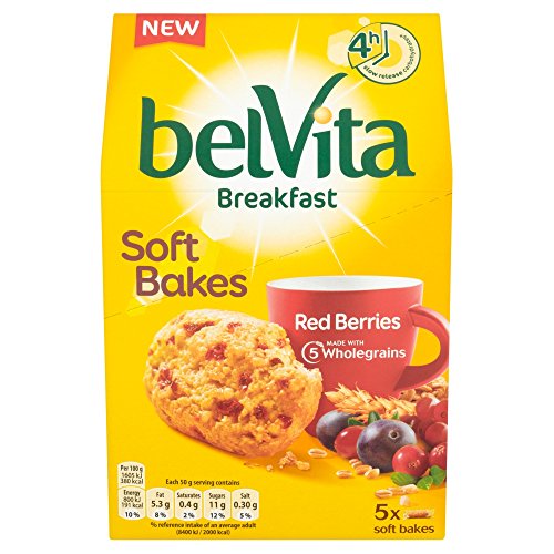Belvita Breakfast Biscuits Soft Baked Red Berries 5x50g Belvita Breakfast Biscuits Soft Baked Red Berries 5x50g von belVita