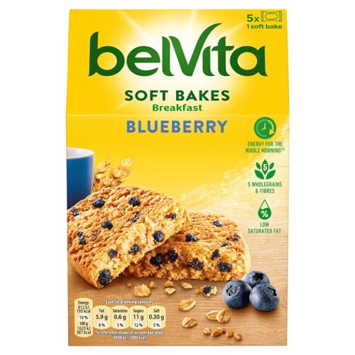 Belvita Soft Bakes Biscuits, Blueberry, 250 g von belVita