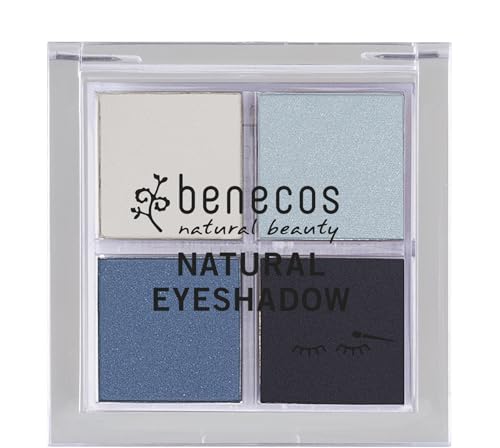 benecos Quattro Eyeshadow true blue (2 x 4,80 gr) von benecos