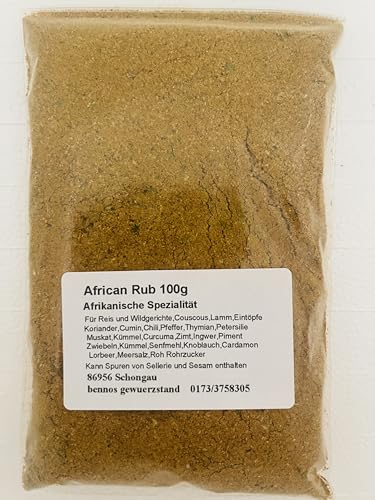 African Rub 100 g, Afrikanische Spezilität von bennos gewuerzstand
