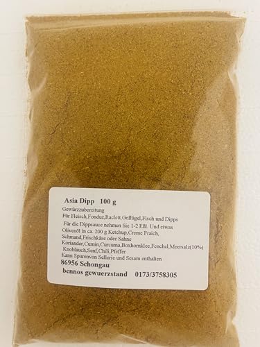 Asia Dipp 100 g, Asiatische Gewürzzubereitung von bennos gewuerzstand