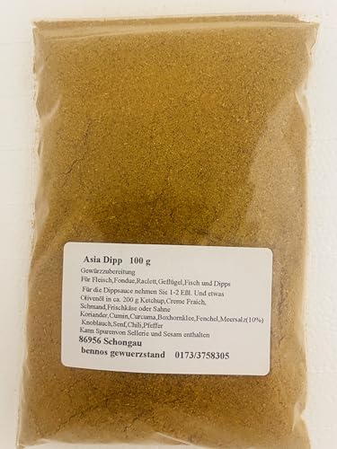 Asia Dipp 100 g, Asiatische Gewürzzubereitung Asia Dipp 100 g, Asiatische Gewürzzubereitung von bennos gewuerzstand