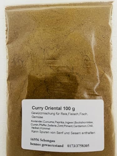 Curry Oriental 100 g, Nordafrikanische Gewürzzubereitung von bennos gewuerzstand