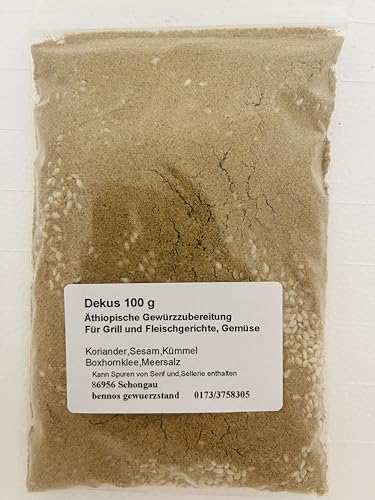 Dekus100 g, Äthiopische Gewürzmischung ohne künstliche Zusätze Dekus100 g, Äthiopische Gewürzmischung ohne künstliche Zusätze von bennos gewuerzstand