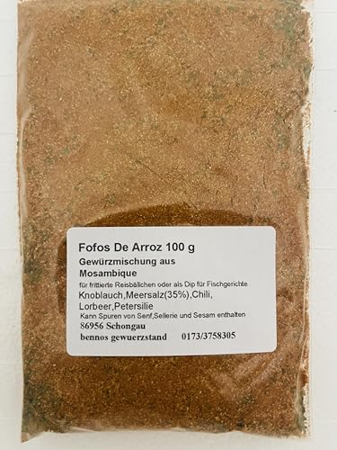 Fofos De Arroz 100 g, Gewürzmischung aus Mosambique von bennos gewuerzstand