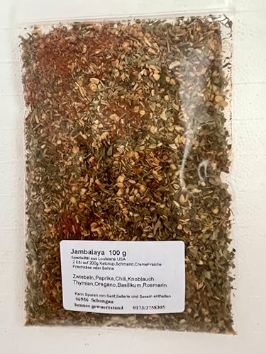 Jambalaya 100 g, Spezialität aus Louisiana USA Gewürzzubereitung von bennos gewuerzstand