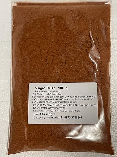 Magic Dust 100 g, BBQ-Gewürzzubereitung von bennos gewuerzstand