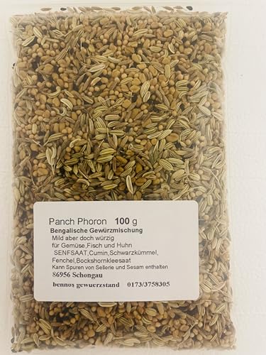 Panch Phoron 100 g, Bengalische Gewürzmischung ohne künstliche Zusätze von bennos gewuerzstand