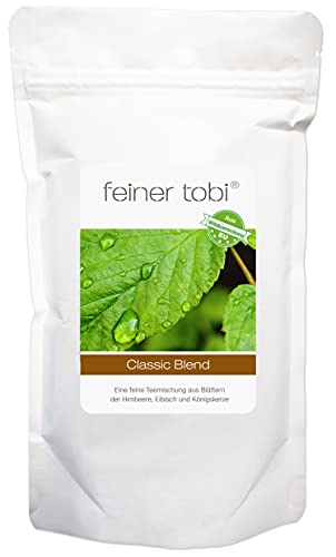 feiner tobi | Classic Blend | Gleichmäßig feinblättrige Kräuterteemischung | Königskerze, Eibisch, Himbeerblätter von berryz