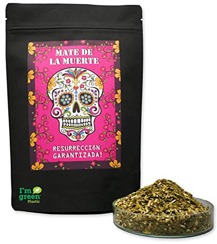 Mate de la Muerte. Mate Tee mit Guarana und Colanuss | Koffeinhaltig | Natürlicher Energy Booster | Auch für Eistee & Mix-Drinks von berryz