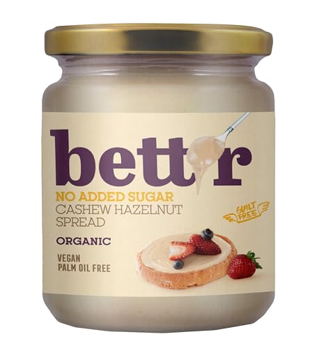 Bett’r Cashew Heaselnuss Crème Bett’r Cashew Heaselnuss Crème von bett'r GUILT FREE