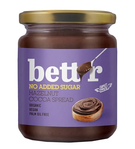 Bett’r Haselnuss Kakao Crème ohne Zuckerzusatz Bett’r Haselnuss Kakao Crème ohne Zuckerzusatz von bett'r GUILT FREE