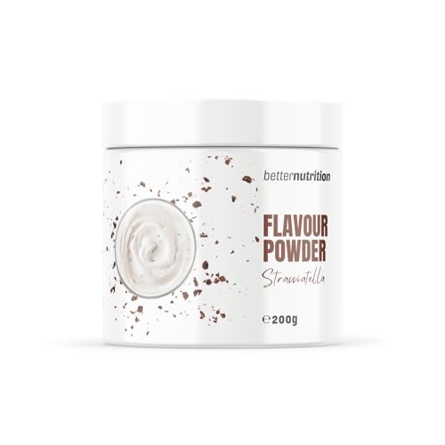 Geschmackspulver | vegan | kalorienreduziertes Aroma | Flavour Pulver | Premium Flavor Powder | kalorienreduziertes Aroma | Flavour Powder Zero 200g | better nutrition (Stracciatella) von betterprotein