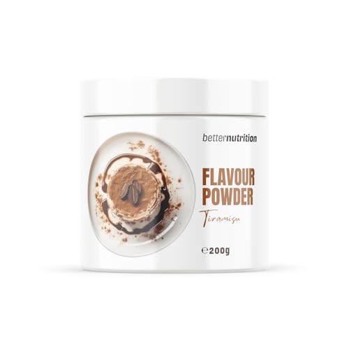 Geschmackspulver | Tiramisu | vegan | kalorienreduziertes Aroma | Flavour Pulver | Premium Flavor Powder | kalorienreduziertes Aroma | Flavour Powder Zero 200g | better nutrition von betterprotein