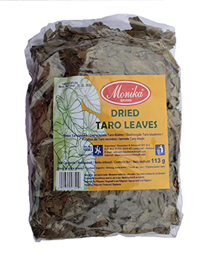 2x Taroblätter a 113g getrocknet Dried Taro Leaves Blätter Dahon ng Gabi Philippinen ges. 223g von bick.shop