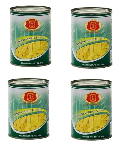 4x knackige Bambussprossen in Streifen a 567g Dose Asia Food Gemüse dauerhaft günstig bambus bamboo shoots 4x 567g von bick.shop