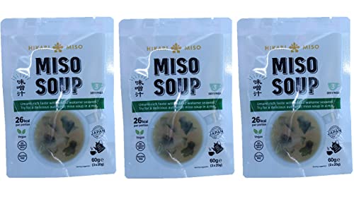 9x Miso Suppe a 20g original aus Japan mit Seetang Algen Instant Miso Shiro 9x Miso Suppe a 20g original aus Japan mit Seetang Algen Instant Miso Shiro von bick.shop