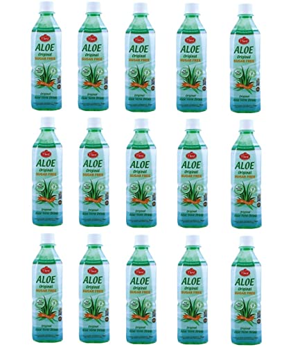 bick.shop® 15x Aloe Vera Drink ZERO 0,5L AloeVera mit Fruchtfleisch EINWEG inkl 15x 0,25€ Pfand von bick.shop