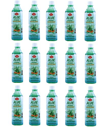 bick.shop® 15x Aloe Vera Drink ZERO 0,5L AloeVera mit Fruchtfleisch EINWEG inkl 15x 0,25€ Pfand von bick.shop
