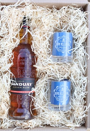 Geschenkset 2 Gläser + 1 Flasche Rum, personalisierte lasergravierte Geschenkidee Ihr Text gravierte Rumgläser, Geschenkbox (LimitedRumDesign, 200ml RumGlas, Tanduay GOLD) Geschenkset 2 Gläser + 1 Flasche Rum, personalisierte lasergravierte Geschenkidee Ihr Text gravierte Rumgläser, Geschenkbox (LimitedRumDesign, 200ml RumGlas, Tanduay GOLD) von bick.shop