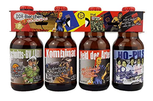 DDR Bier im witzigen Hobby 4er Träger Teil 3 (4 x 0,33l) von bierundmehr