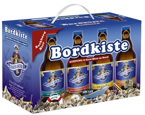 Hafenbräu Bordkiste Bier im 8er Geschenkkarton von bierundmehr