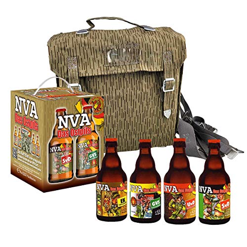 NVA Bier im Bierwürfel Geschenkkarton Teil 1 Ostpaket inkl. Original NVA Tasche von bierundmehr