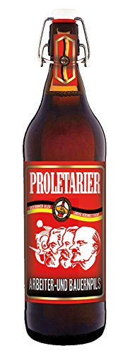 Proletarier 1 Liter Flasche mit Bügelverschluss (keine Geschenkverpackung) von bierundmehr