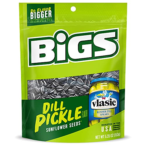 BIGS Vlasic Dill Pickle Sunflower Seeds, 5.35-Ounce … BIGS Vlasic Dill Pickle Sunflower Seeds, 5.35-Ounce … von bigs