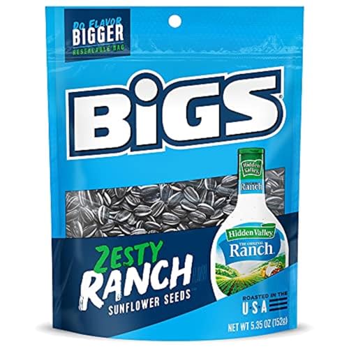 Bigs Hidden Valley Ranch Flavoured Sunflower Seeds 152g Bag … Bigs Hidden Valley Ranch Flavoured Sunflower Seeds 152g Bag … von bigs