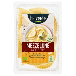 Frische Mezzelune Cacio e Pepe von bio-verde