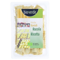 Frische Ravioli mit Rucola & Ricotta Frische Ravioli mit Rucola & Ricotta von bio-verde