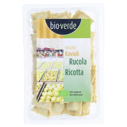 Frische Ravioli mit Rucola & Ricotta von bio-verde