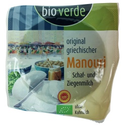 Griechischer Manouri aus Schafs- & Ziegenmilch g.U. Griechischer Manouri aus Schafs- & Ziegenmilch g.U. von bio-verde