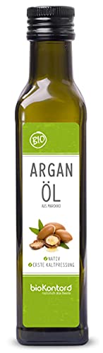 Arganöl BIO 250ml I nativ und kaltgepresst I 100% rein I beste Rohkostqualität von bioKontor von bioKontor