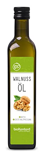 Walnussöl BIO kaltgepresst 500ml I nativ - 1. Kaltpressung I 100% natürlich von bioKontor von bioKontor