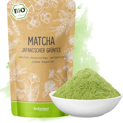 Matcha BIO Pulver 100 g I ohne Zusätze - 100% natürlich I premium Japan Matcha Tee I Grünteepulver von bioKontor von bioKontor