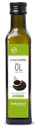 Schwarzkümmelöl ägyptisch 250 ml BIO UNGEFILTERT I nativ und kaltgepresst von bioKontor von bioKontor