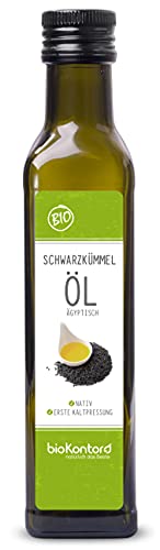 Schwarzkümmelöl ägyptisch BIO 250 ml I gefiltert - 100% rein I nativ und kaltgepresst von bioKontor von bioKontor