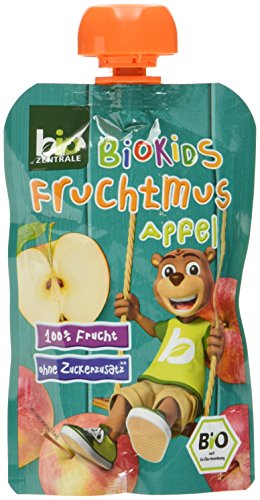 BioKids Fruchtmus Apfel, 12er Pack (12 x 90 g) von bioZentrale