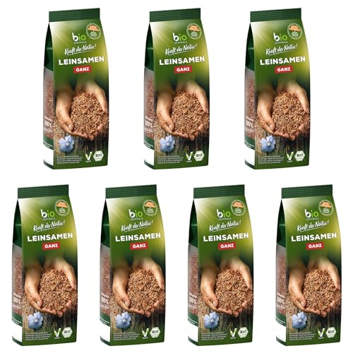 biozentrale Leinsamen ganz | 7 x 400 g Bio Leinsamen | Ideal zu Jogurt, Müsli & zum Backen von Brot | Flohsamen, Hanfsamen & Chia Samen Alternative biozentrale Leinsamen ganz | 7 x 400 g Bio Leinsamen | Ideal zu Jogurt, Müsli & zum Backen von Brot | Flohsamen, Hanfsamen & Chia Samen Alternative von bioZentrale